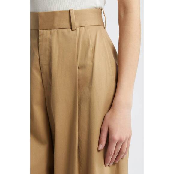 NEW FRAME pleated wide leg pant in camel - Picture 5 of 6
